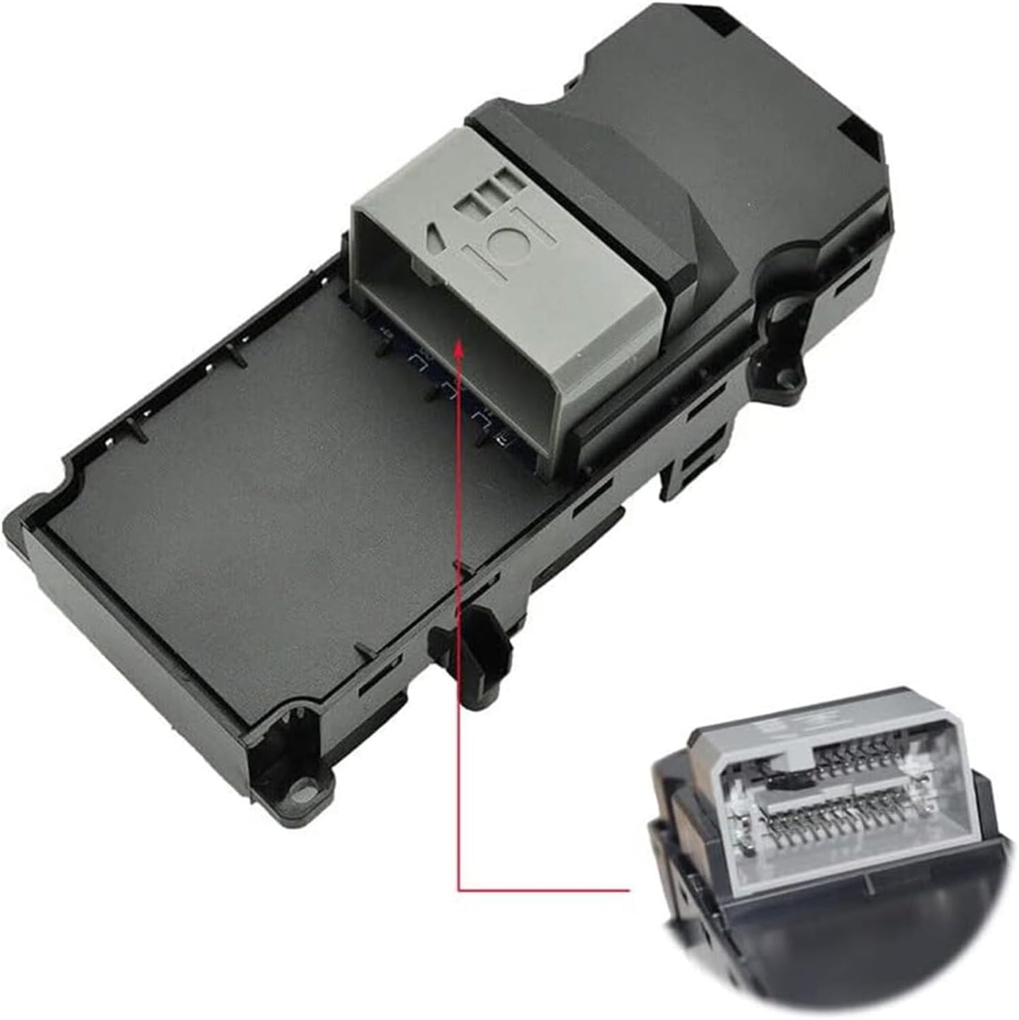 Front Left Driver Side Master Window Switch Compatible with Honda Accord Sedan EX-L 2013 2014 2015 2016 2017, Replace OE 35750T2AA01,35750-T2A-A01 | Fit for Driver Side Double Auto Switch Button