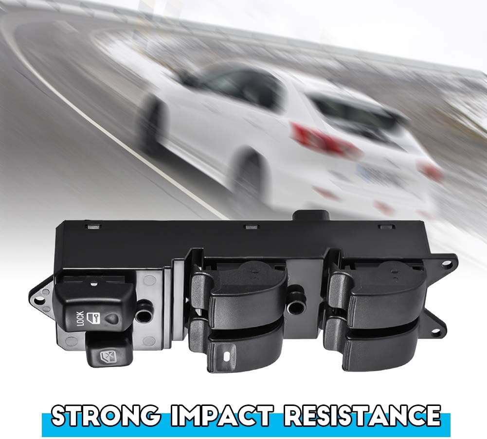 Front Drive Side Power Window Master Control Switch for 2007-2011 Endeavor,2007-2012 Galant,2004-2007 Lancer,2005-2006 MonteroReplaces OE# MR587943,WSMT010