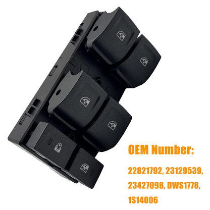 Driver Side Power Window Switch for 2015-2018 Chevrolet Silverado 1500