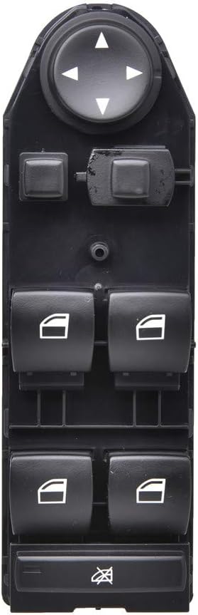Front Drive Side Power Window Master Control Switch for 2004-2010 E83 X3 2.5 3.0 Replaces OE# 61313414355
