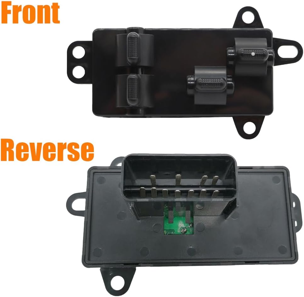 Power Window Master Control Switch Fit for Chrysler Town & Country, Dodge Caravan/Dodge Grand Caravan 2004-2007 Replace OE 4685732AC, 901449 for Front Left Driver Side Power Window Switch Button