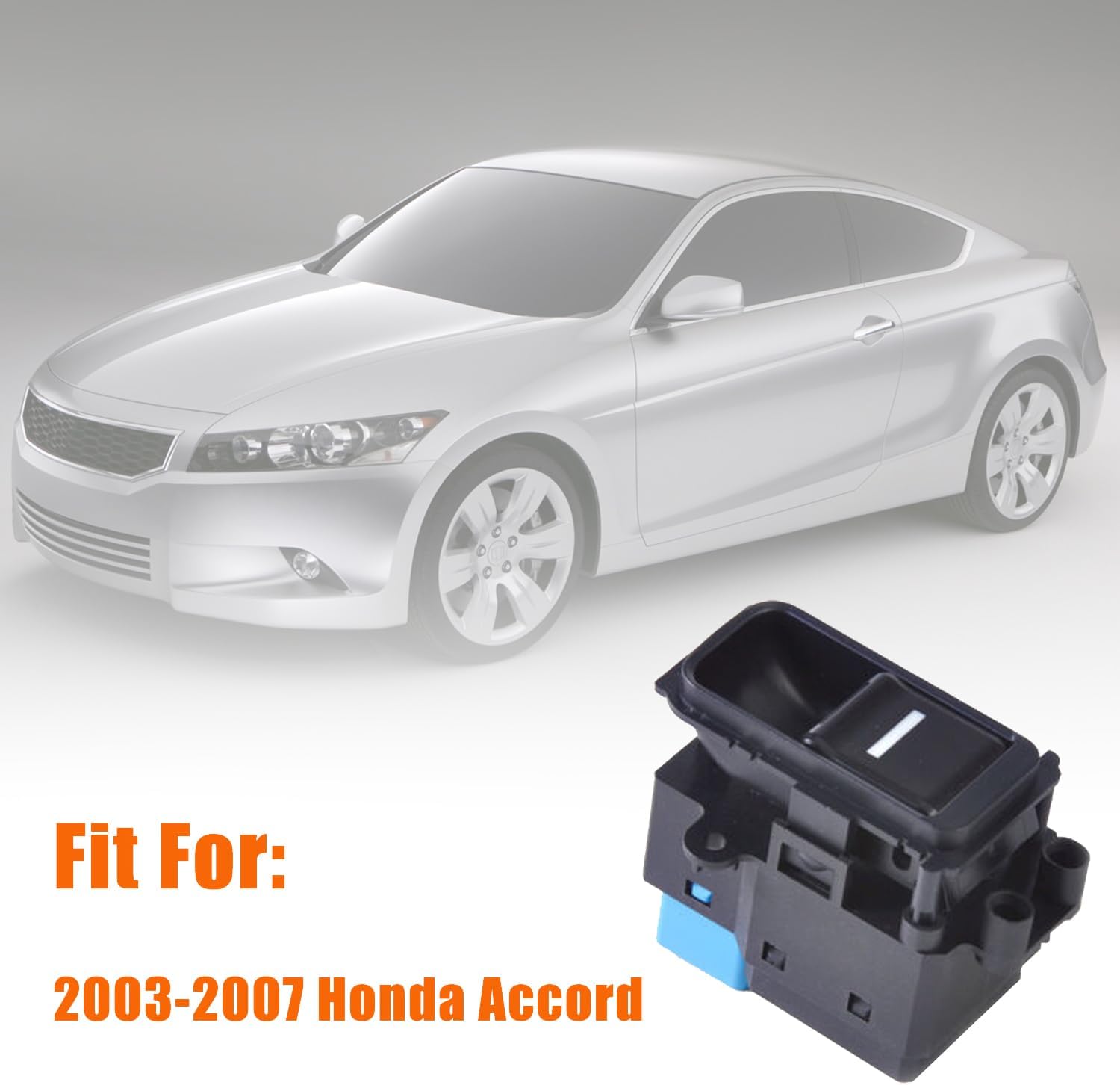 Power Window Control Switch Button Fit for Honda Accord 7th 2.4L 2003-2007, Replaces OE 35770-SDA-A01,35770-SDA-A21 Rear Left Right Passenger Driver Side Power Window Master Switch