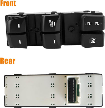 Power Window Control Switch fit for Hyundai Elantra 2011-2015, Replace OEM 93570-3X000, Front Left Driver Side Power Window Master Control Switch Button 11-15
