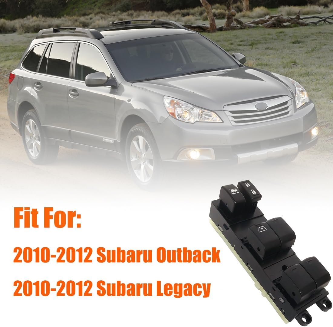 83071-AJ010 Driver Side Master Power Window Switch Replacement for S-ubaru Outback & S-ubaru Legacy 2010-2012 Replace OE DWS365 for Door Power Window Switch Button Fit for 10-12 S-ubaru Outback Legacy