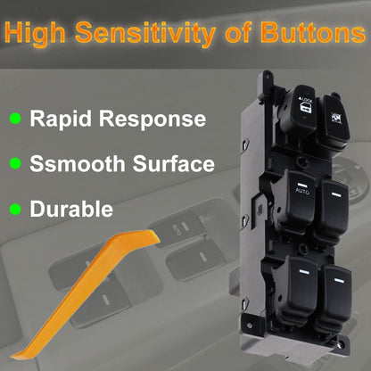 93570-3K600 Front Left Power Control Window Switch Driver Compatible with 2008-2010 Hyundai Sonata Replace# 935703K600 Driver Side Electric Master Window Switch Button Replacement for Sonata 2008-2010