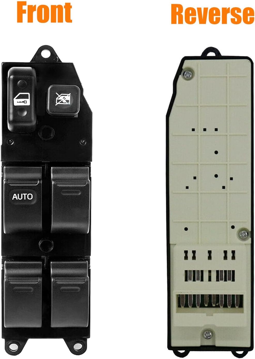 Power Window Master Control Switch Button Fit for Toyota Camry 1997-2001 for Toyota Corolla 1998-2002 Replace OEM 84820-AA011, 84820AA011, 901-702 for Front Left Driver Side Power Window Switch Button