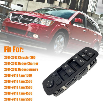 56046823AE Power Window Master Control Switch Fit for 2011-2020 Chrysler 300, for 2015-2017 Chrysler 200, for 2011-2019 Dodge Charger, for 2016-2022 Ram 1500 2500 3500 with Double Auto Button,3+8 Pins