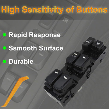 93570-0Q000-M5 Front Left Power Control Window Switch Driver Compatible with 2008-2015 Hyundai Elantra Replace OE 93570-0Q000 Fit for Driver Side Electric Master Window Switch for Elantra 2008-2015