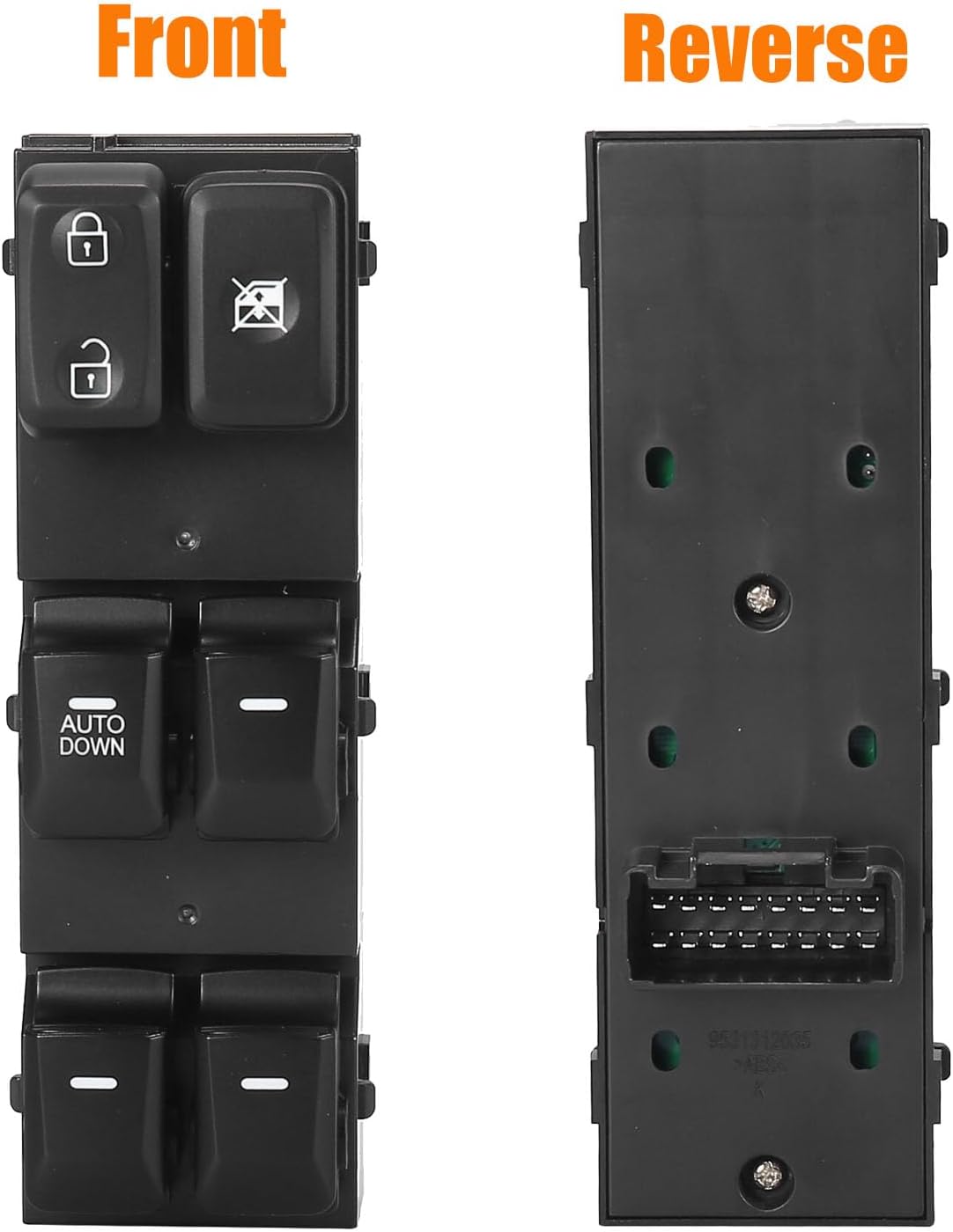 Power Window Master Control Switch Button Compatible with Kia Sportage 2014 2015 2016 Replace OEM 935703W000 for Front Left Driver Side Door Window Switch Replacement for 2014-2016 Kia Sportage