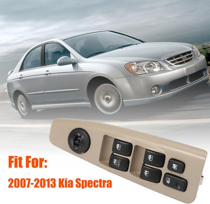 93570-2F200 Front Left Power Auto Window Switch Driver Compatible with 2004-2009 Kia Spectra & Cerato, Driver's Side Electric Master Window Switch Button Replacement for Kia Spectra & Cerato 2004-2009