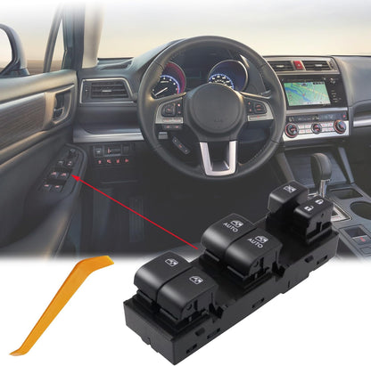 Power Window Control Switch fit for Subaru Outback Legacy 2015-2016, Replace OEM 83071AL05A, Front Left Driver Side Power Window Master Control Switch Button 15-16
