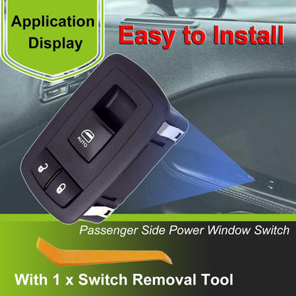 68183751AA Power Window Control Switch Front Right Passenger Side Compatible with Dodge Challenger 2015-2022 Replace # 68183751AB Replacement for Right Side Electric Window Switch for Challenger 15-22