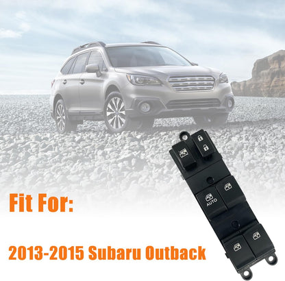 Power Window Control Switch fit for 2013-2015 Subaru Outback, Replace OEM 83071-AJ240, Front Left Driver Side Power Window Master Control Switch Button 13-15