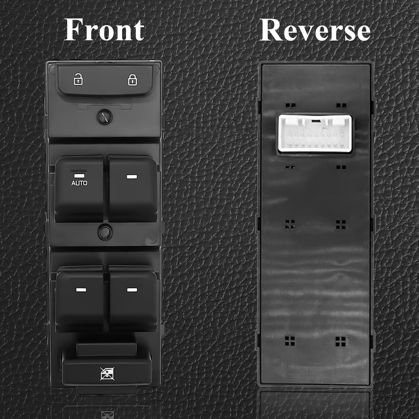 Front Left Driver Side Power Window Master Switch Fit for Hyundai Sonata 2015 2016 2017 2018 2019 Replace OEM 93570-C1000 for Power Window Control Switch Button Compatible for 2015-2019 Hyundai Sonata